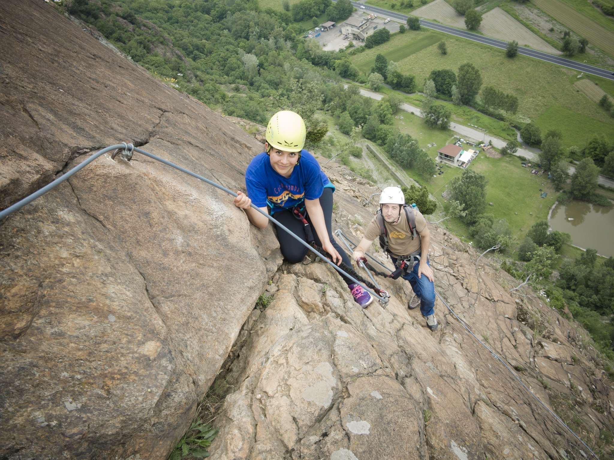 ponte tibetano ferrata sacra di san michele