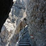 Ferrata Bepi Zac cengia
