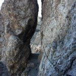 Ferrata Bepi Zac rock carving