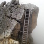 Ferrata Bepi Zac ladder 3