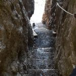 Ferrata Bepi Zac staircase