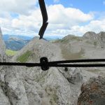 Ferrata Bepi Zac ridge development