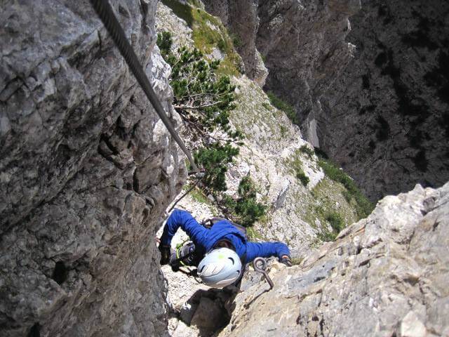 Ferrata Capitano Bilgeri Monte Piano 24