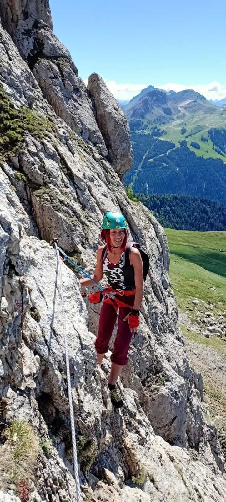 Ferrata alla Forcella del Sassolungo Ferrate365