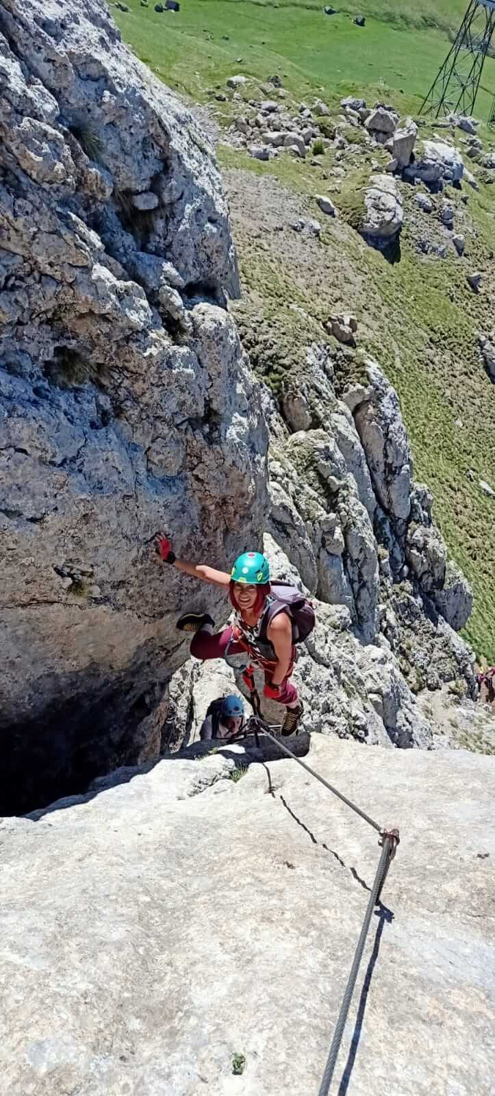 Ferrata alla Forcella del Sassolungo Ferrate365