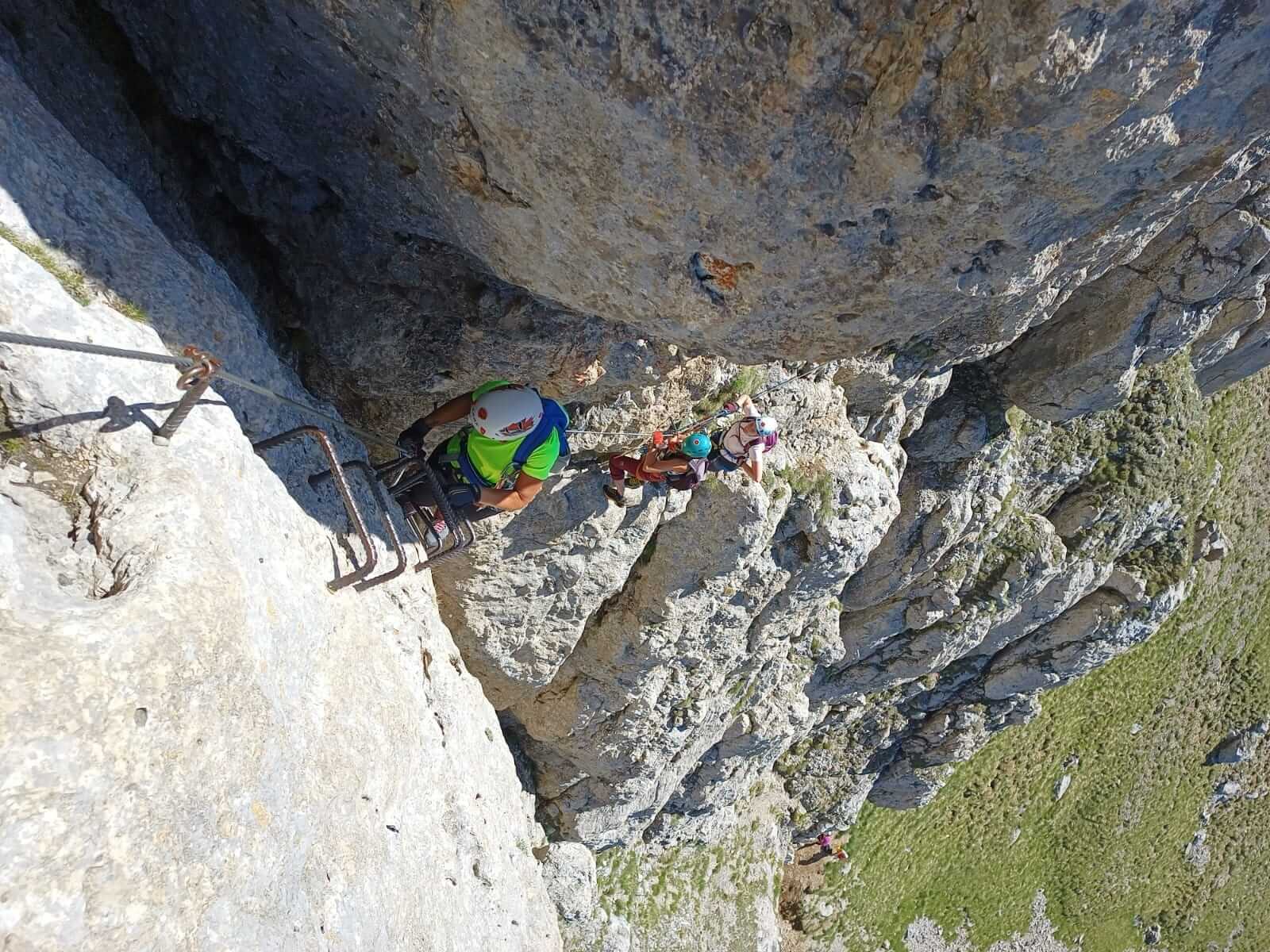 Ferrata alla Forcella del Sassolungo Ferrate365