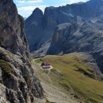 Ferrata Maximilian 11 panorama rifugio