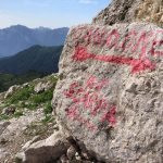 Ferrata Stella Alpina 27 fine canalone verso rifugio