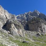 Ferrata Stella Alpina 45 verso attacco paretone