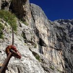 Ferrata Stella Alpina 48 tratto piano