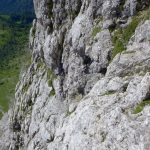 Ferrata Stella Alpina 51 tratto verticale