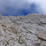 Ferrata Stella Alpina 57 tratto attrezzato laste