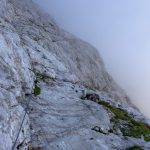 Ferrata Stella Alpina 58 tratto attrezzato laste