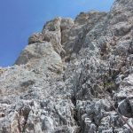 Ferrata Stella Alpina 65 tratti attrezzati salita agner