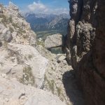 Ferrata Vajo Scuro 39 dopo il sasso