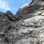 Sentiero Attrezzato Bonacosa Tratto in discesa